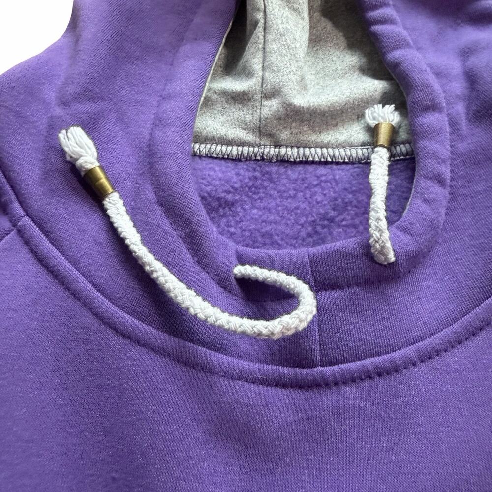 Unisex Hoodie Kangaroo Pouch Sweatshirt Cat/Dog Carrier Purple New No Tag - Picture 4 of 5